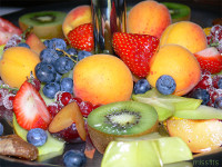 Bild zu: Frutarier, Früchte Obstteller
