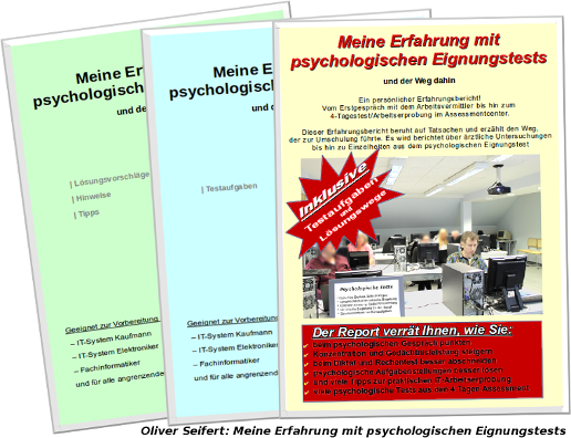 Exklusiv-Report: Psychologischer Eignungstest